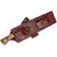 Couteau Bushcraft Condor Pictus Lame Acier Carbone 1095 Manche Bois Etui Cuir Made Salvador CTK394161HC - Livraison Gratuite