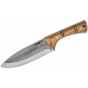 Couteau Bushcraft Condor Pictus Lame Acier Carbone 1095 Manche Bois Etui Cuir Made Salvador CTK394161HC - Livraison Gratuite