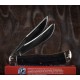 Couteau Saddlehorn Jumbo Trapper 2 Lames Acier D2 Manche Micarta Marbles MR433 - Livraison Gratuite