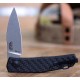 Couteau Zero Tolerance Slip Joint Lame Acier CPM-20CV Manche Fibre de Carbone Made USA ZT0235 - Livraison Gratuite