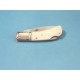 RR020 Couteau Rough Rider Manche Os Blanc Lame Acier 440 Locback - Livraison Gratuite