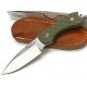 BRAD02 Couteau Bradford Knives Guardian 3 Lame Acier N690 Manche G-10 Green Etui Cuir Made USA - Livraison Gratuite