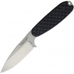 BRAD35S001 Couteau Bradford Knives Guardian 3.5 Lame Acier N690 Manche G-10 Black Etui Cuir Made USA - Livraison Gratuite