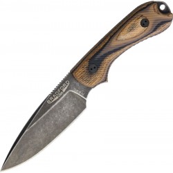 BRAD3FE115N Couteau Bradford Knives Guardian 3 G-Wood Manche Bois Acier N690 Nimbus Etui CUir USA - Livraison Gratuite