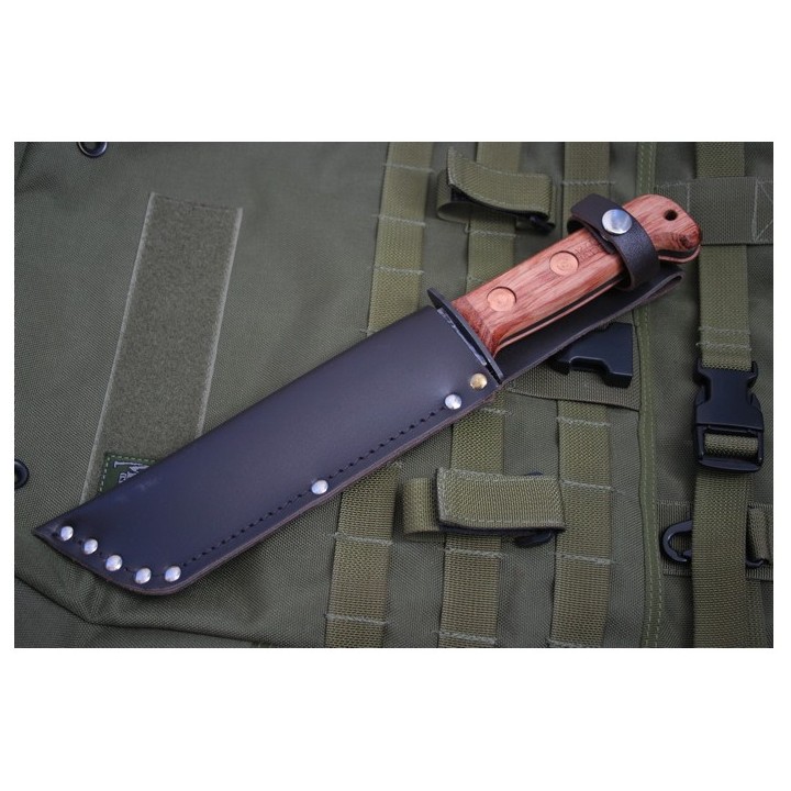 Bushcraft Couteau de Survie Sheffield MOD Pattern Survival Acier Carbone Phosphate Made In England SHE003 - Livraison Gratuite 