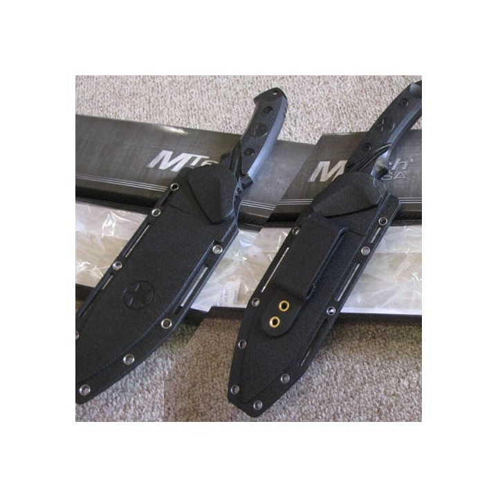 Couteau de Survie Bushcraft Tactical Military Bowie Acier 440 Manche Alu MT2012 - Livraison Gratuite