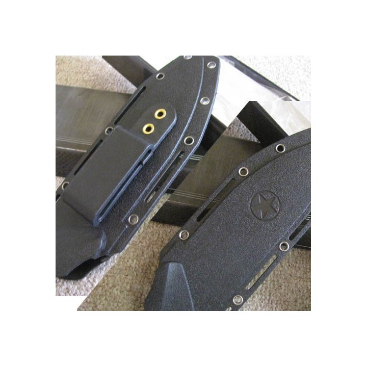 Couteau de Survie Bushcraft Tactical Military Bowie Acier 440 Manche Alu MT2012 - Livraison Gratuite