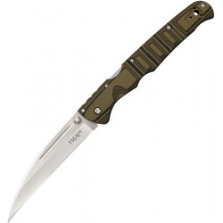 CS62P1A Couteau Cold Steel Frenzy I Lockback S35VN Plain Blade Black/Green G10 handle - Livraison Gratuite