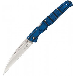 CS62P2A Couteau Cold Steel Frenzy Lockback S35VN Plain Blade Black/Blue G10 handle - Livraison Gratuite