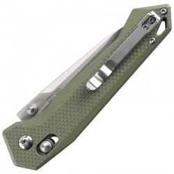 GAFB7651GR Couteau Ganzo Firebird G-Lock Lame Acier 440C Manche Green G10 Clip - Livraison Gratuite