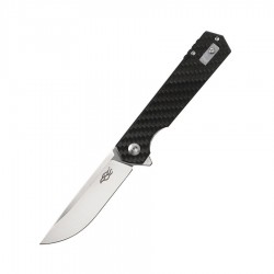 GAFH11SCF Couteau Ganzo Firebird Linerlock Black Lame Acier D2 Manche F Carbone Clip - Livraison Gratuite