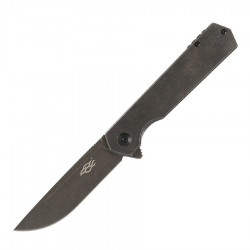 GAFH13SS Couteau Ganzo Firebird Linerlock Lame Black D2 Manche Stainless Clip - Livraison Gratuite