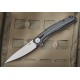 Couteau Zero Tolerance Model 0707 Manche F/Carbone/Titane Lame CPM-20CV Framelock Clip Made USA ZT0707 - Livraison Gratuite