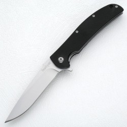 Kershaw Chill Folding Knife Satin Plain Acier 8Cr13Mov Manche G-10 Couteau Kershaw KS3410 - Livraison Gratuite