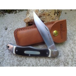 Couteau Cold Steel Ranch Boss II Lame Acier SK-5 Manche Fake Bone Linerlock Etui Cuir CS20NPM1 - Livraison Gratuite