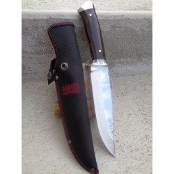 Couteau De Chasse Frost Cutlery Bowie Walnut Lame Acier Inox Manche Noyer Etui Nylon FSHP016SS - Livraison Gratuite