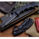 SC79PSBBK Couteau Spyderco Assist Lockback Black VG-10 Serr Blade FRN Handle Clip Japan - Livraison Gratuite