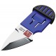 Lot de 2 Couteau de Cou Al Mar Stinger Keyring Blue Lame Acier D2 Manche & Etui PP + TPR AMK1001BKBLBL - Livraison Gratuite