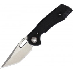 Couteau Bladerunners Systems Nomad Black Lame Tanto Acier CPM-S35VN Manche G10 Linerlock Clip BRS006 - Livraison Gratuite