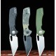 Couteau Bladerunners Systems Nomad Black Lame Tanto Acier CPM-S35VN Manche G10 Linerlock Clip BRS006 - Livraison Gratuite