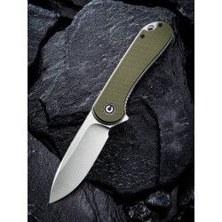 Couteau CIVIVI Elementum Green Lame Acier D2 Manche G-10 Linerlock Clip CIVC907E - Livraison Gratuite