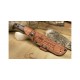 Couteau Kizlyar Forester N690 StoneWash Manche Noyer Lame Acier N690 Etui Cuir Made Russia KK0112 - Livraison Gratuite