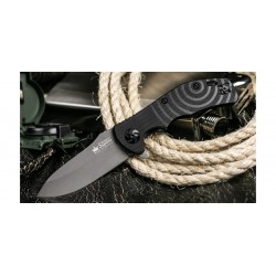 Couteau Kizlyar Bloke X Sleipner Manche G10 Linerlock Clip Made In Russia KK0154 - Livraison Gratuite