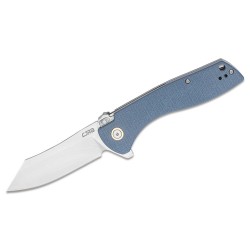 Couteau CJRB Kicker Flipper Blue Manche G10 Lame Tanto Reverse Acier D2 Recoil-Lock Clip J1915BU - Livraison Gratuite