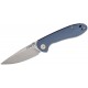 Couteau CJRB Small Feldspar Blue/Gray Lame Acier D2 Manche Green G10 LinerLock Clip J1912SGYC - Livraison Gratuite