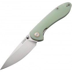 Couteau CJRB Feldspar Translucent Lame Acier D2 Manche Jade G10 LinerLock Clip J1912NTG- Livraison Gratuite