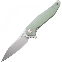 Couteau CJRB Agave Jade Lame Acier D2 Manche G10 Linerlock Clip J1911NTG - Livraison Gratuite