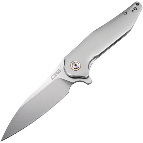 Couteau CJRB Agave Gray Lame Acier D2 Manche Aluminium Linerlock Clip J1911ALC - Livraison Gratuite