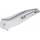 Couteau CJRB Agave Gray Lame Acier D2 Manche Aluminium Linerlock Clip J1911ALC - Livraison Gratuite