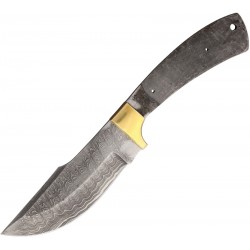 Lame Damas à Customiser Skinner Bowie Lame Acier Damas 256 Couches Garde Laiton BL612D - Livraison Gratuite