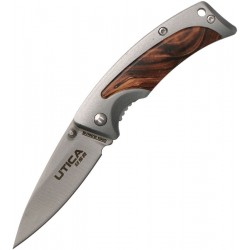 Couteau Utica Back Hill I Lame Acier 8Cr13MoV Manche Alu Linerlock Etui Nylon UTK911424CP - Livraison Gratuite