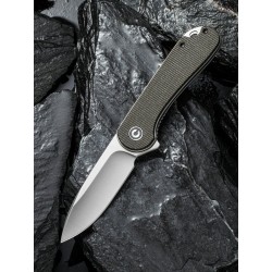 Couteau Civivi Elementum Dark Green Lame Acier D2 Manche Micarta Linerlock Clip CIVC907T - Livraison Gratuite