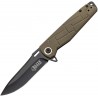 Couteau Elite Tactical Acier 8Cr13MoV Manche Tan Nylon Linerlock Clip ETA001TN - Livraison Gratuite