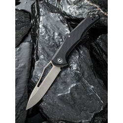 Couteau Civivi Fracture Black Lame Acier 8Cr14MoV Manche G10 Slip Joint Clip CIVC2009E - Livraison Gratuite