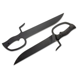 Couteaux APOC Butterfly Swords Lame Acier 9260 Manche G10 Etui Kydex DRK35590 - Livraison Gratuite