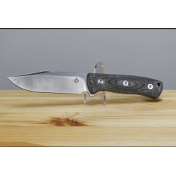Couteau de Survie QSP Knife Bison Lame Acier D2 Manche Micarta Etui Kydex QS134A - Livraison Gratuite