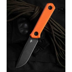 Couteau Bestech Hedron Orange Lame Acier D2 Manche G10 Etui Kydex BTKF02C - Livraison Gratuite