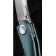 Couteau Bestech IVY Green Manche Titane Lame Acier S35VN Bearing Pivot Framelock Clip BTKT2004D - Livraison Gratuite
