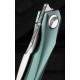 Couteau Bestech IVY Green Manche Titane Lame Acier S35VN Bearing Pivot Framelock Clip BTKT2004D - Livraison Gratuite