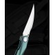 Couteau Bestech IVY Green Manche Titane Lame Acier S35VN Bearing Pivot Framelock Clip BTKT2004D - Livraison Gratuite