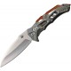 TF1005GOR Couteau Tac Force A/O Lame Acier 3Cr13 Manche Alu Orange Brise Vitres - Livraison Gratuite