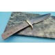 LOT DE 2 LameS A Customiser Damas Tactical Bowie 256 Couches Lame seule BL128D - Livraison Gratuite