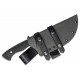 Couteau Bushcraft Condor Bush Slicer Chef's Lame Acier Carbone 1095 Etui Kydex El Salvador CTK500565 - Livraison Gratuite