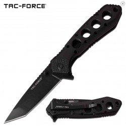 TF1010BK Couteau Tactical Tanto Tac Force A/O Lame Acier 3Cr13 Manche Alu Linerlock - Livraison Gratuite