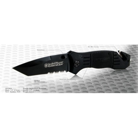 Couteau Survie SMITH&WESSON SWFR2S Extreme OPS 