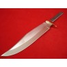 Lot de 2 Lame à customiser Knife Blade Bowie Pour Bowie Poignard Couteau de Chasse BL002 - Livraison Gratuite